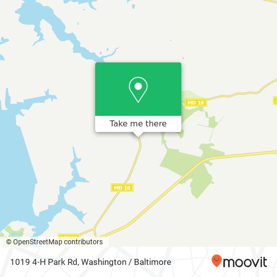 Mapa de 1019 4-H Park Rd, Centreville, MD 21617