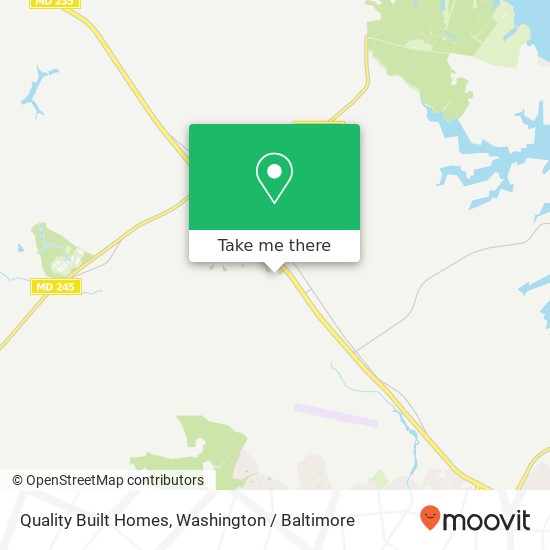 Mapa de Quality Built Homes, 24313 Broad Creek Dr