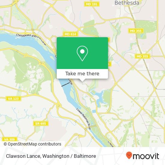 Mapa de Clawson Lance, 4701 Sangamore Rd