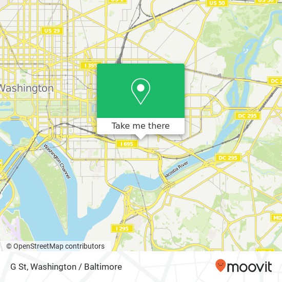 Mapa de G St, Washington, DC 20003