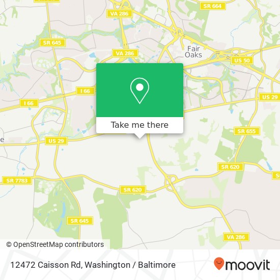 12472 Caisson Rd, Fairfax, VA 22030 map