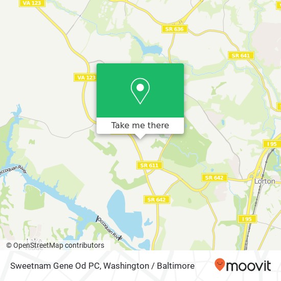 Mapa de Sweetnam Gene Od PC, 8951 Ox Rd