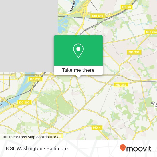 B St, Washington, DC 20019 map