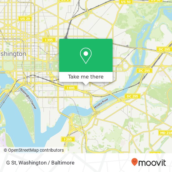 G St, Washington, DC 20003 map