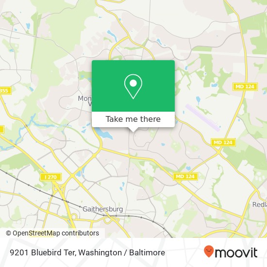 9201 Bluebird Ter, Gaithersburg, MD 20879 map