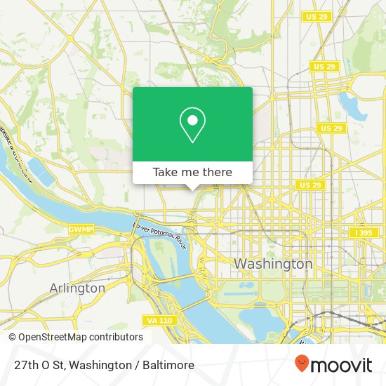 27th O St, Washington, DC 20007 map