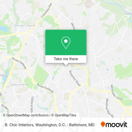 B. Chic Interiors map