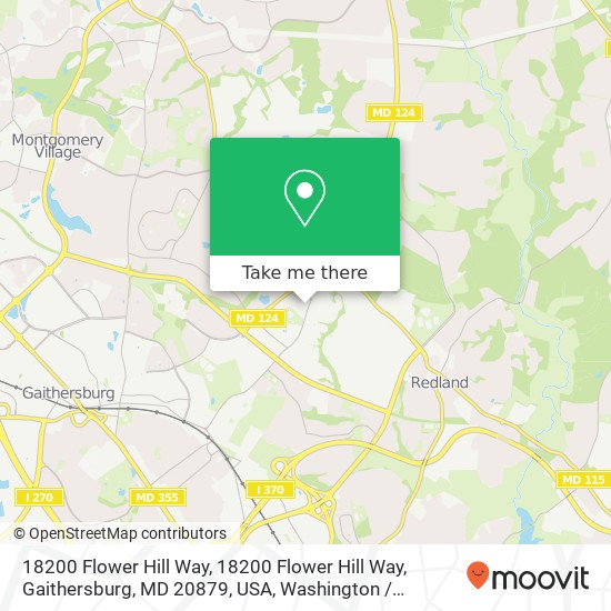 18200 Flower Hill Way, 18200 Flower Hill Way, Gaithersburg, MD 20879, USA map