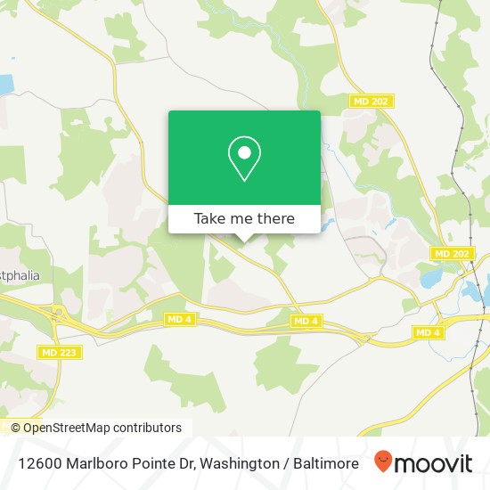 12600 Marlboro Pointe Dr, Upper Marlboro, MD 20772 map