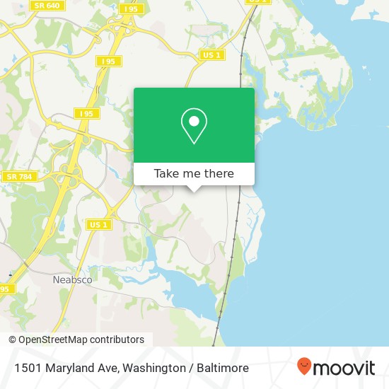 Mapa de 1501 Maryland Ave, Woodbridge, VA 22191