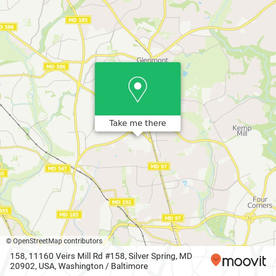 158, 11160 Veirs Mill Rd #158, Silver Spring, MD 20902, USA map