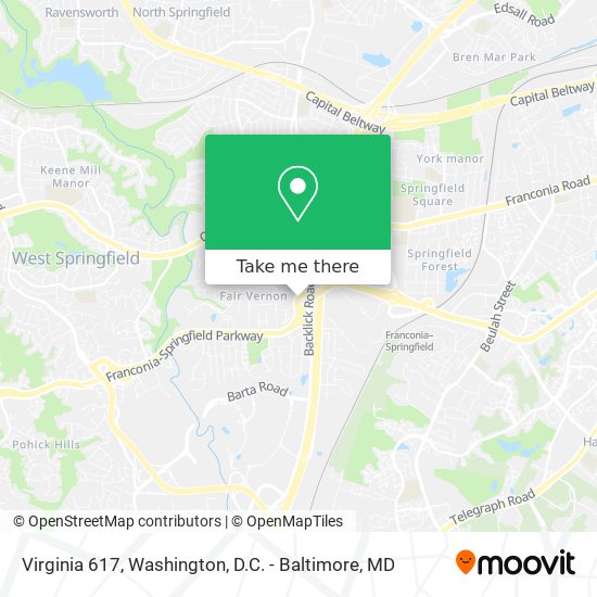 Mapa de Virginia 617