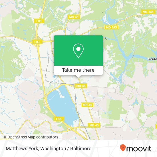 Matthews York, Cockeysville, MD 21030 map