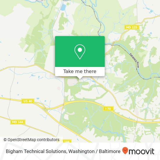 Mapa de Bigham Technical Solutions, 10786 Taylor Farm Rd