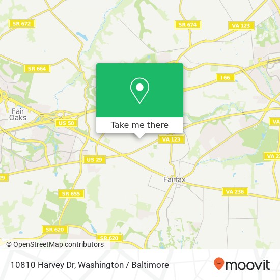 10810 Harvey Dr, Fairfax, VA 22030 map