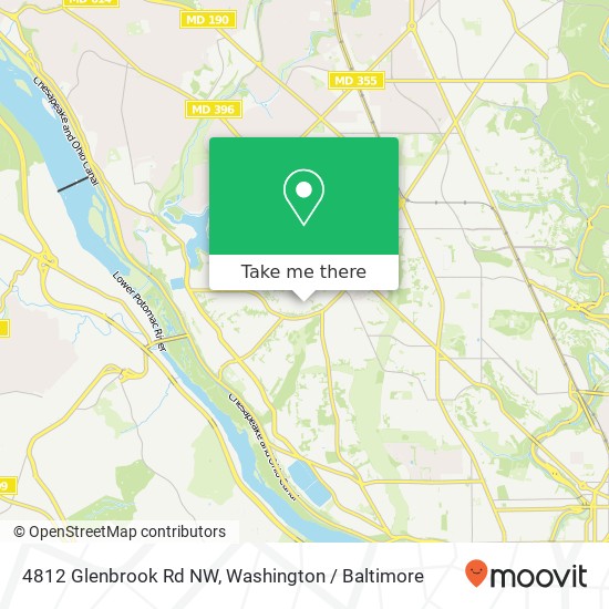 4812 Glenbrook Rd NW, Washington, DC 20016 map