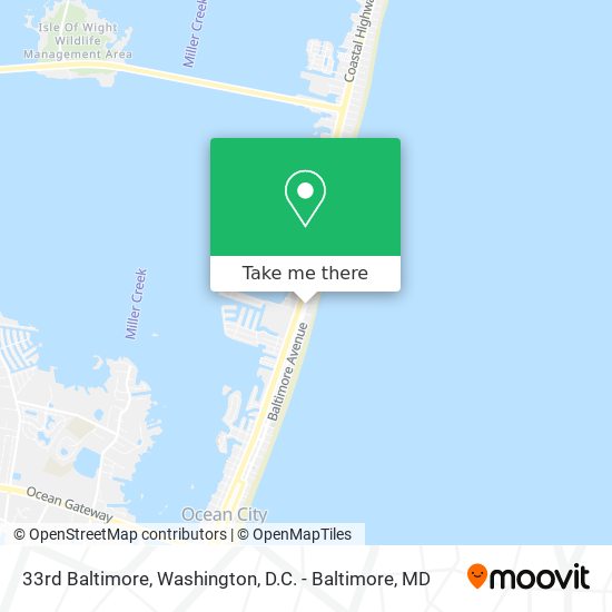 Mapa de 33rd Baltimore