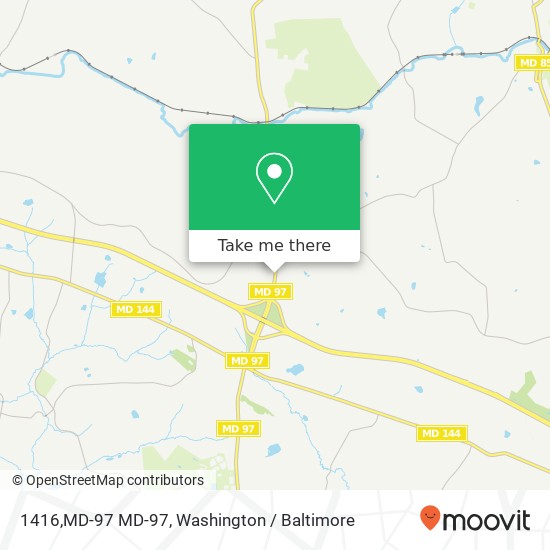 1416,MD-97 MD-97, Cooksville, MD 21723 map