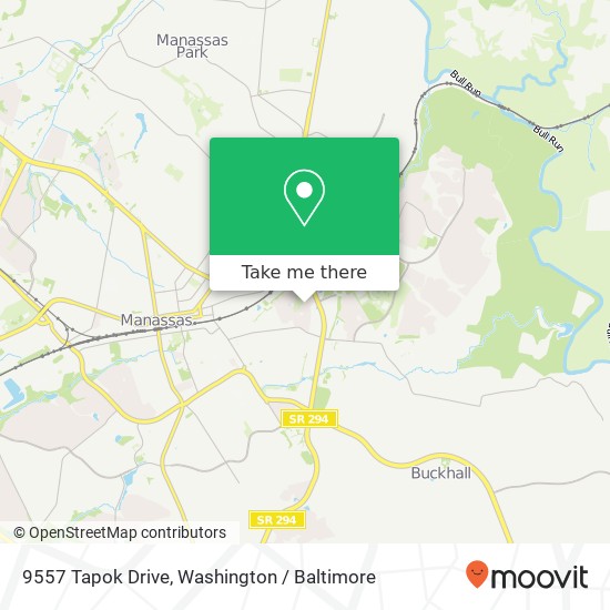 9557 Tapok Drive, 9557 Tapok Dr, Manassas, VA 20110, USA map