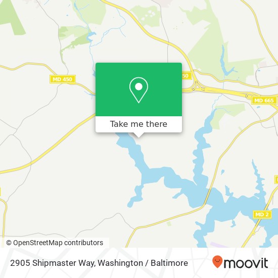 Mapa de 2905 Shipmaster Way, Annapolis, MD 21401