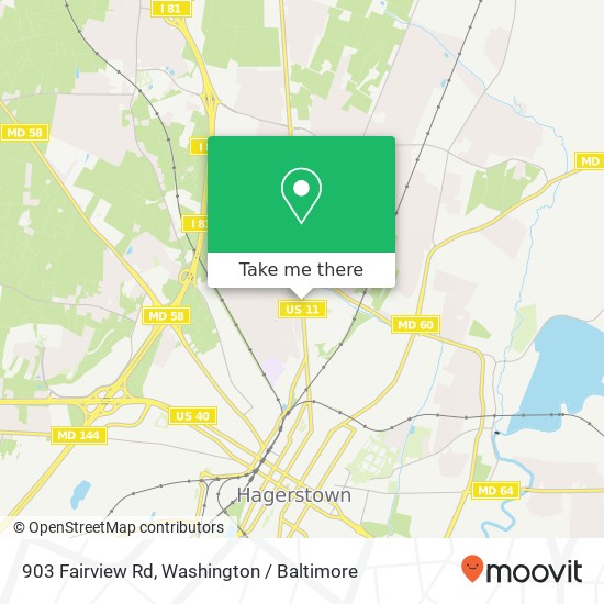 903 Fairview Rd, Hagerstown, MD 21742 map