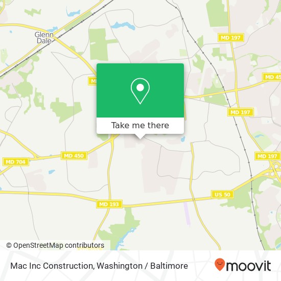 Mapa de Mac Inc Construction