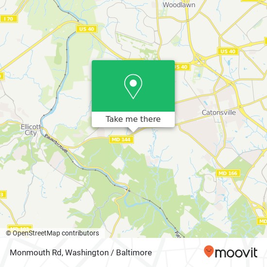 Monmouth Rd, Catonsville, MD 21228 map