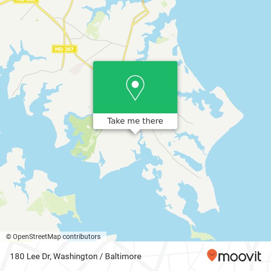 Mapa de 180 Lee Dr, Annapolis, MD 21403