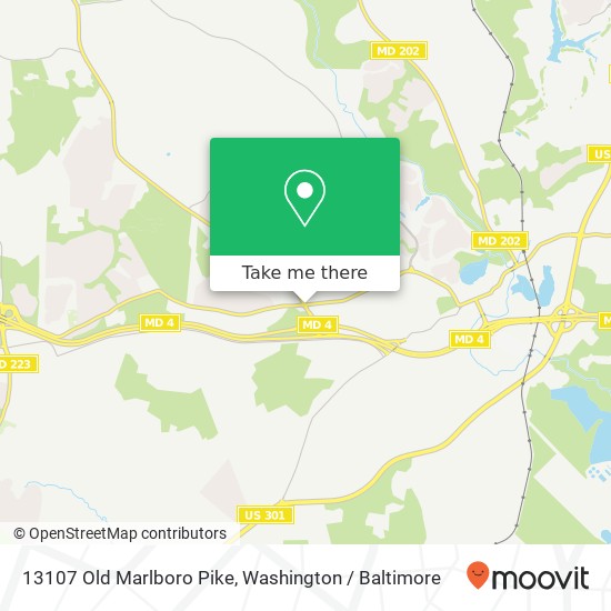 13107 Old Marlboro Pike, Upper Marlboro, MD 20772 map