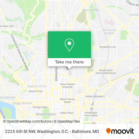 2225 6th St NW map