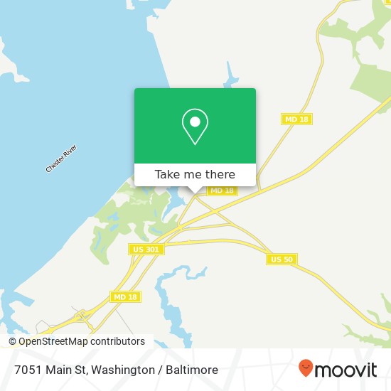 Mapa de 7051 Main St, Queenstown, MD 21658