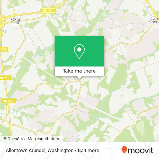 Allentown Arundel, Fort Washington, MD 20744 map