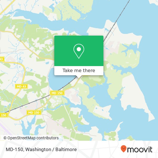 MD-150, Middle River, MD 21220 map