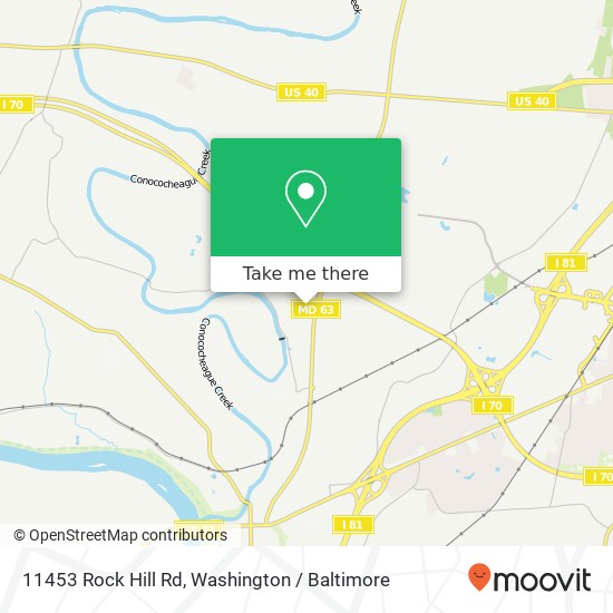 11453 Rock Hill Rd, Hagerstown, MD 21740 map