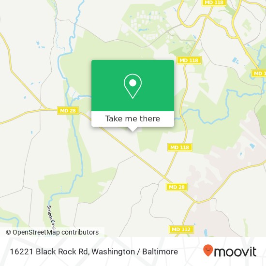 16221 Black Rock Rd, Germantown, MD 20874 map