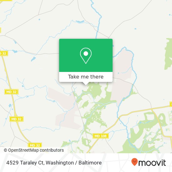 Mapa de 4529 Taraley Ct, Ellicott City, MD 21042