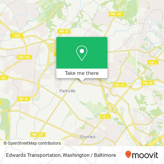 Mapa de Edwards Transportation