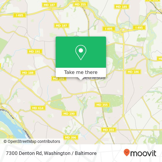 7300 Denton Rd, Bethesda, MD 20814 map