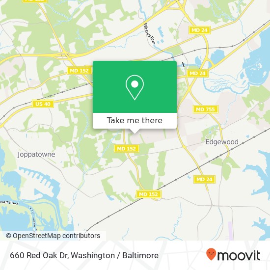 660 Red Oak Dr, Edgewood, MD 21040 map