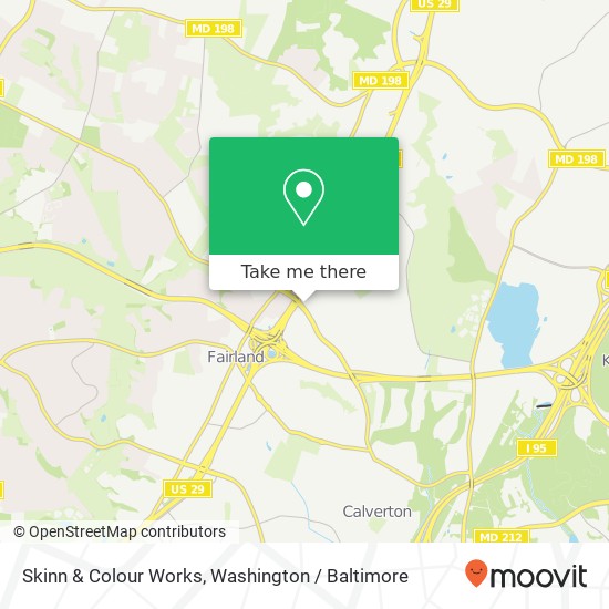 Mapa de Skinn & Colour Works, 13842 Outlet Dr