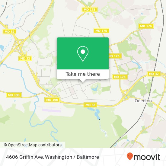 4606 Griffin Ave, Fort Meade, MD 20755 map