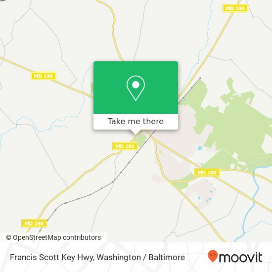 Mapa de Francis Scott Key Hwy, Taneytown, MD 21787