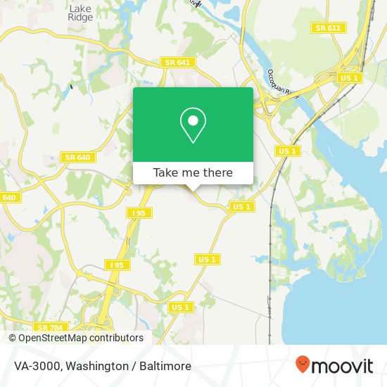 VA-3000, Woodbridge, VA 22191 map