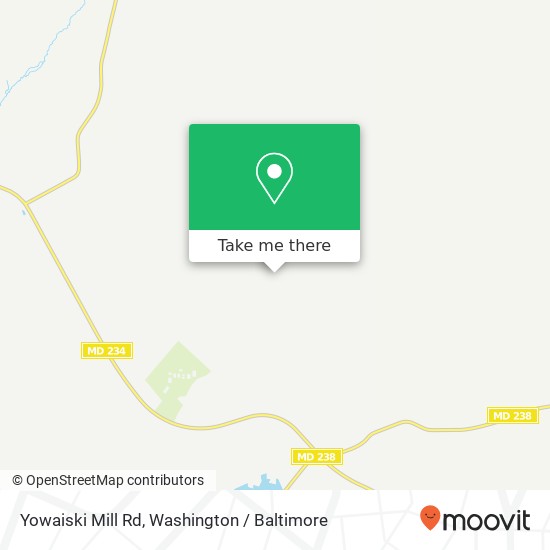 Mapa de Yowaiski Mill Rd, Mechanicsville, MD 20659