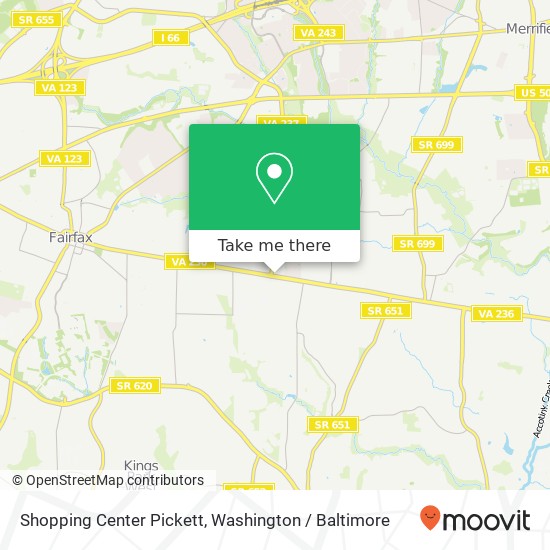 Mapa de Shopping Center Pickett