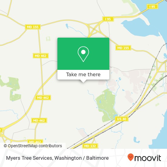 Myers Tree Services, 541 Robin Hood Rd map