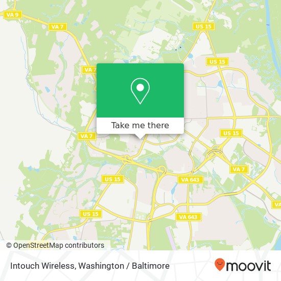 Intouch Wireless, 9 Catoctin Cir SW map