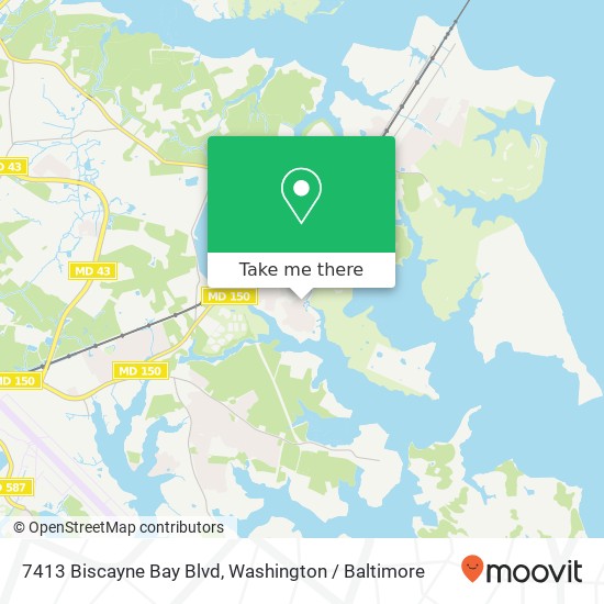 7413 Biscayne Bay Blvd, Middle River, MD 21220 map