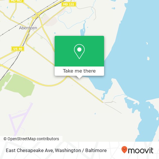 East Chesapeake Ave, Aberdeen Proving Ground, MD 21005 map