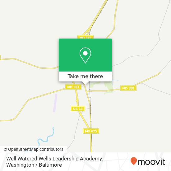 Mapa de Well Watered Wells Leadership Academy, 30529 Prince William St